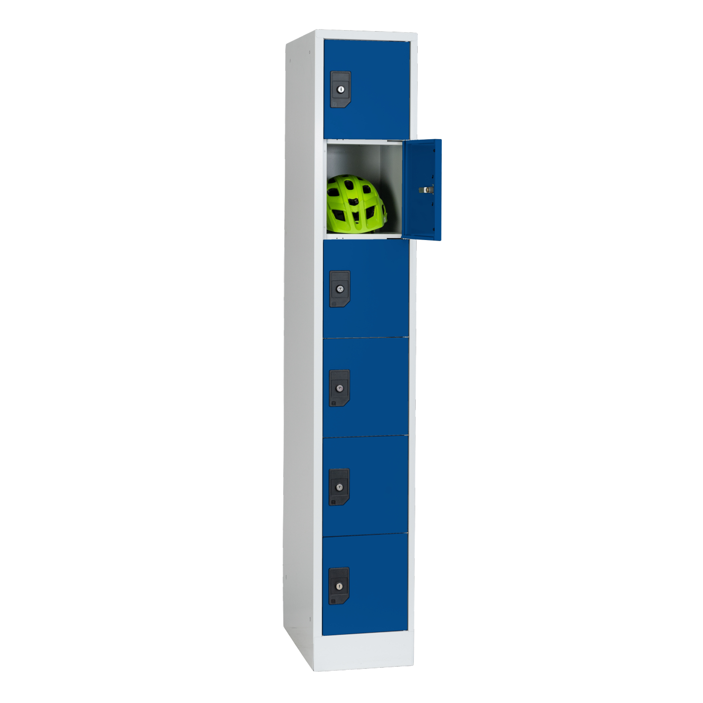 Wolf Fächerschrank Serie 96, Sockel, Abteilbreite 300 mm, 1 Abteile à 6 Fächer