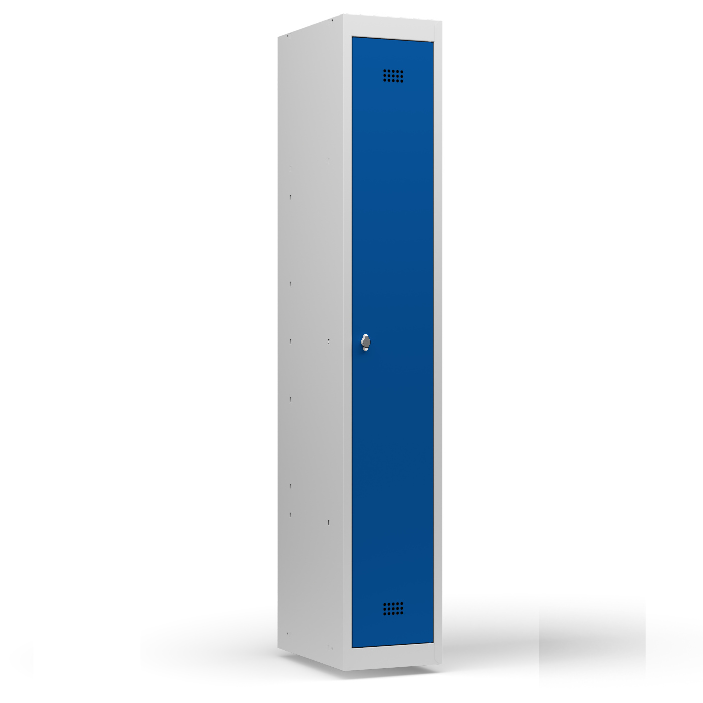 Wolf Spind-System Serie 30 Grundelement, Sockel, Abteilbreite 300 mm, 1 Abteil Enzianblau RAL 5010